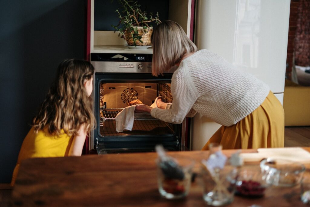 Aquecer a casa enquanto se cozinha no forno